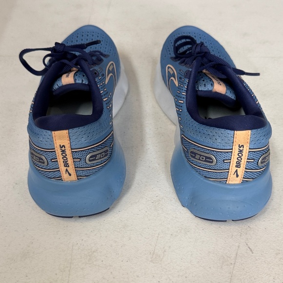 Women’s Brooks Glycerin 20 Neutral Running Shoe Blue/Peach/White Size 8 EUC - Picture 5 of 8